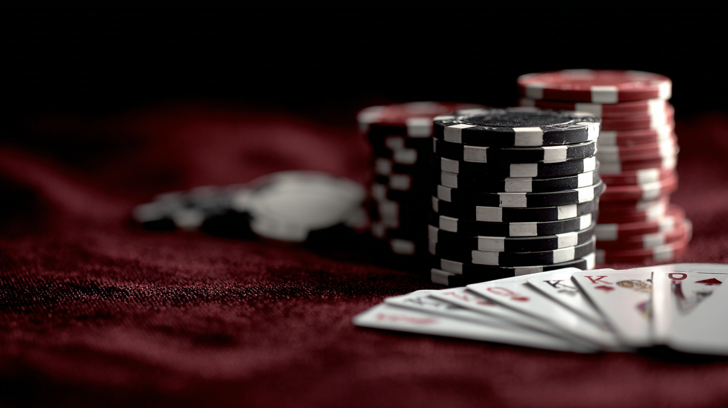 Eleganckie wnętrze kasyna z widokiem na stoły do gry